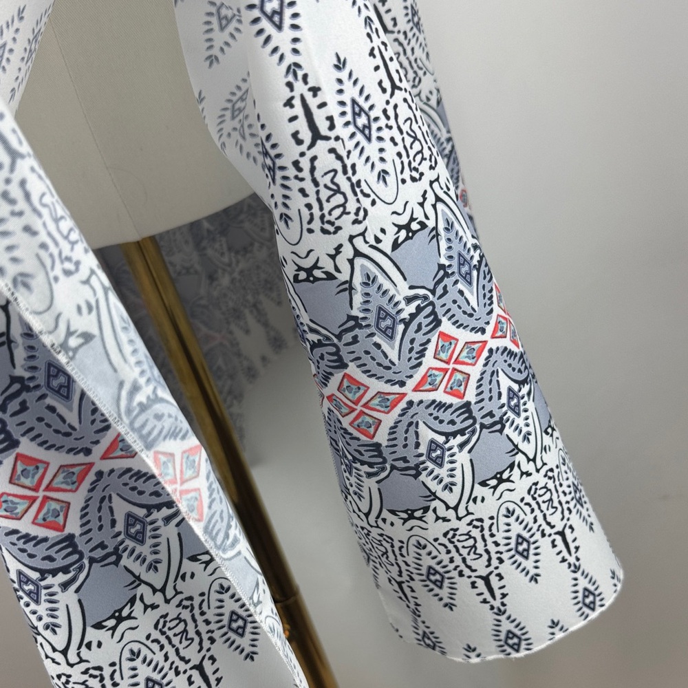 CUPSHE Boho Border Print Cover-Up with Coral Trim Size-Large - Picture 9 of 16